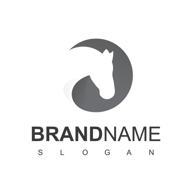 马标志是快强动物的象征图片下载