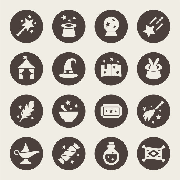 神奇的矢量图标图片下载