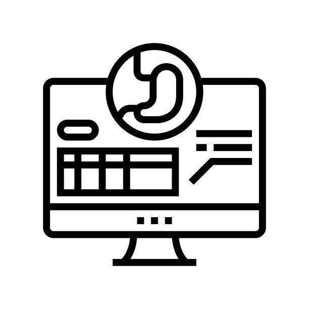 结果减肥线图标矢量图图片下载