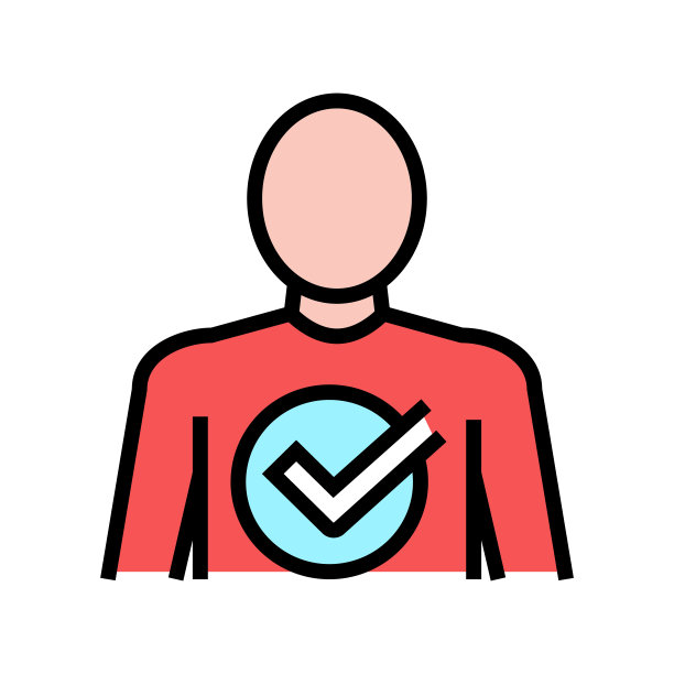 减肥后的彩色图标矢量插图图片下载