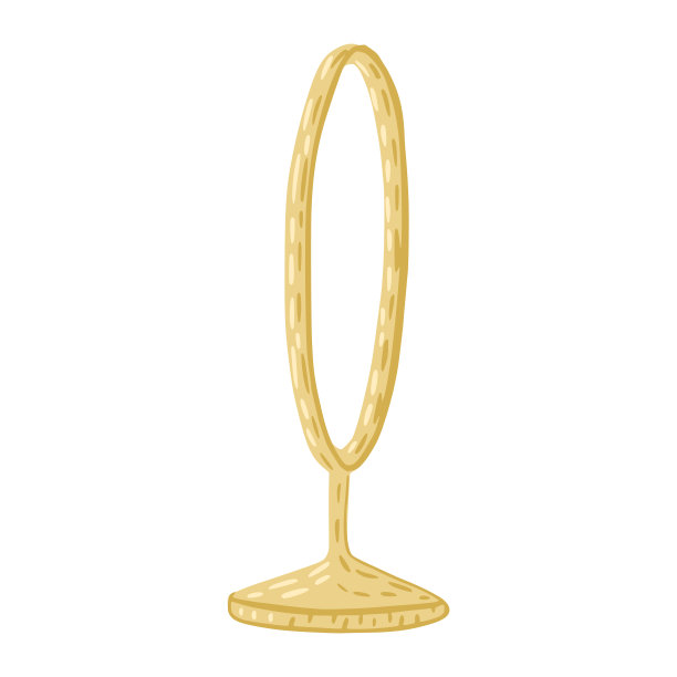 马戏团圈孤立在白色背景。跳跃训练器械。图片下载