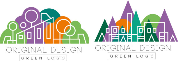 线性城市建筑的抽象城市景观图片下载