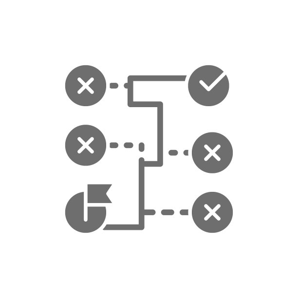 正确的解法迷宫算法编码块方案灰色图标图片下载