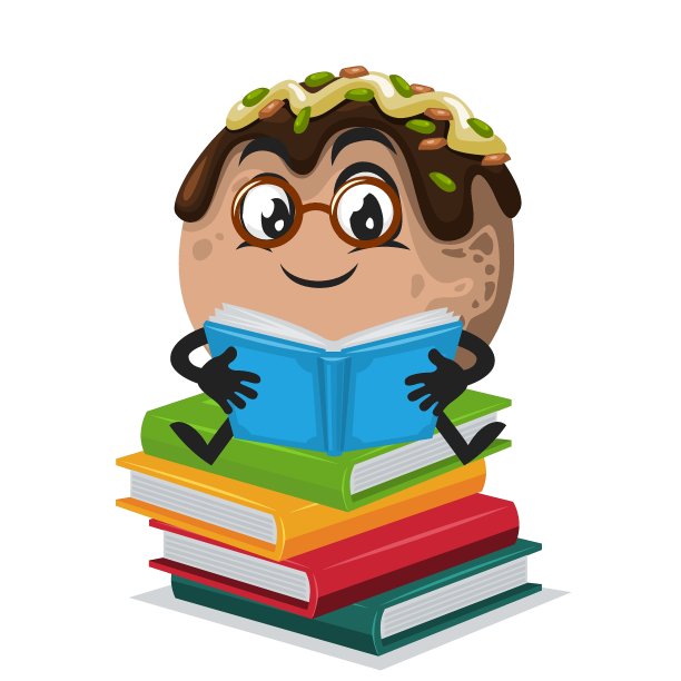 矢量插图章鱼烧吉祥物或角色图片下载