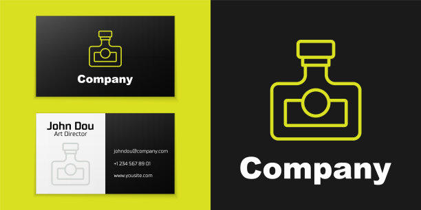 酒精饮料朗姆酒瓶图标孤立在黑色背景上。标志设计模板元素。向量图片下载