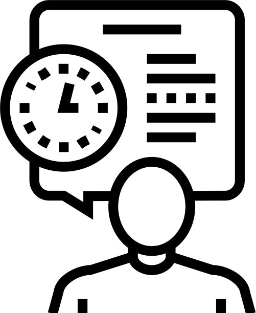 人谈任务时间调度线图标图片下载