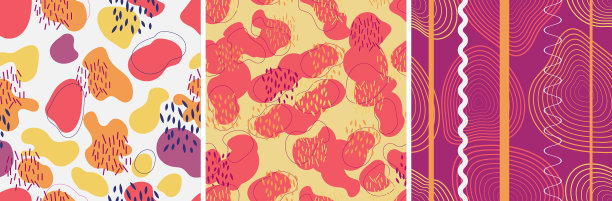 抽象现代背景无缝图案图片下载