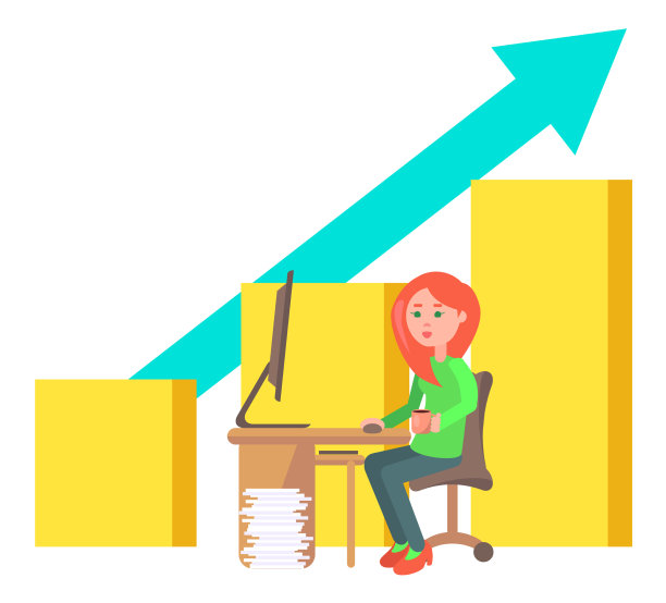 从事商业项目的女商人图片下载