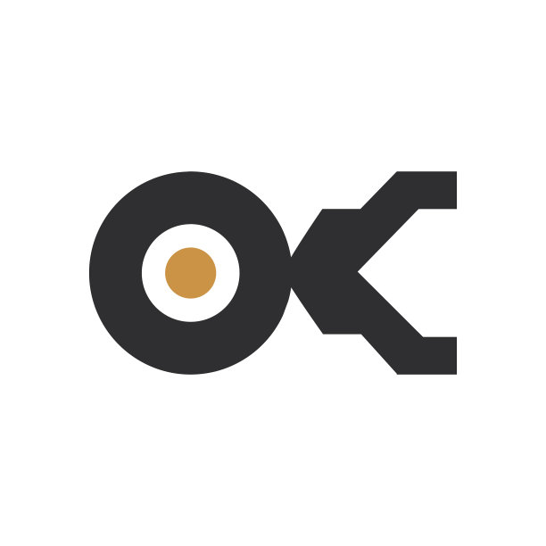 首字母KO或OK logo设计图片下载