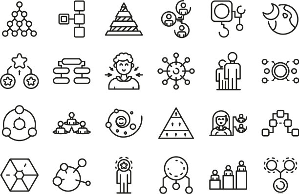 层级图标设置轮廓样式图片下载