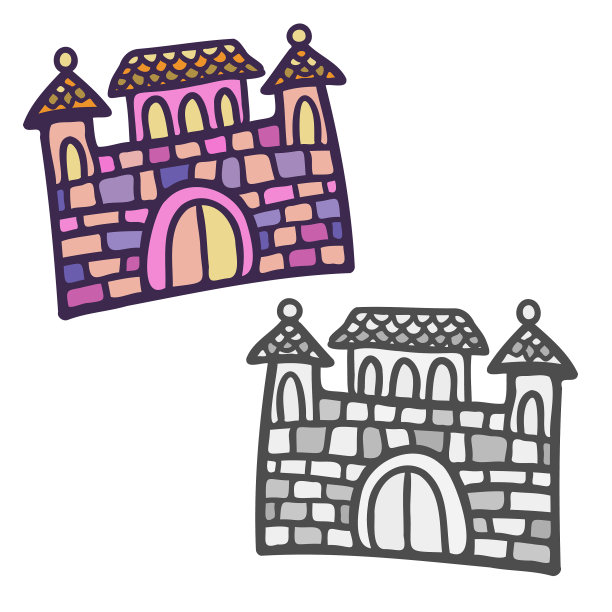 孤立集设计剪影图片下载