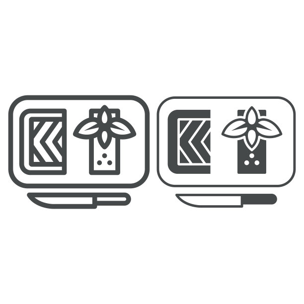 鹅肝酱线和固体图标，法国食物概念，肉酱菜矢量标志在白色背景，肉酱菜轮廓风格的移动概念和网页设计。矢量图形。图片下载