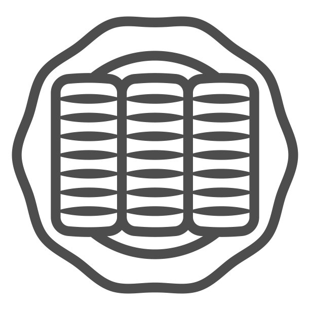 奶油面包线图标，法国食品概念，奶油面包矢量标志上的白色背景，奶油卷轮廓风格的移动概念和网页设计。矢量图形。图片下载