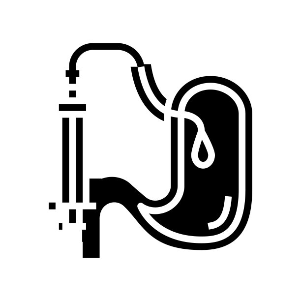 治疗减肥线图标矢量插图图片下载