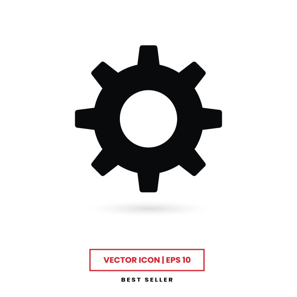 设置图标矢量。齿轮信号图片下载