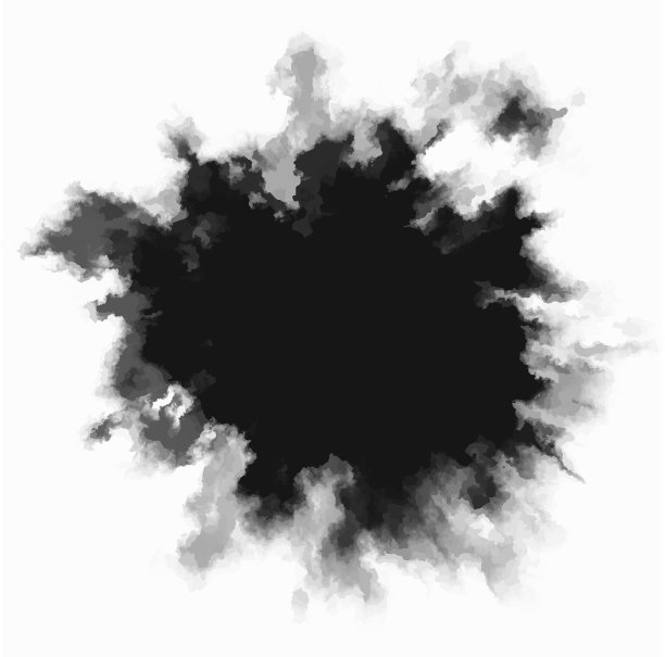 墨水下降。圆的,衣衫褴褛的墨迹。矢量插图。图片下载