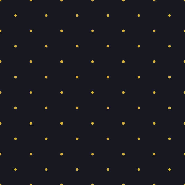 无缝图案，纹理或背景与金色波尔卡点在灰色背景图片下载