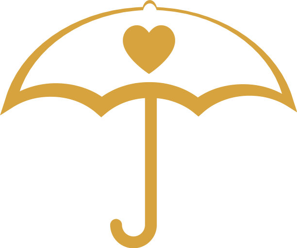 孤立的伞图标设计模板图片下载