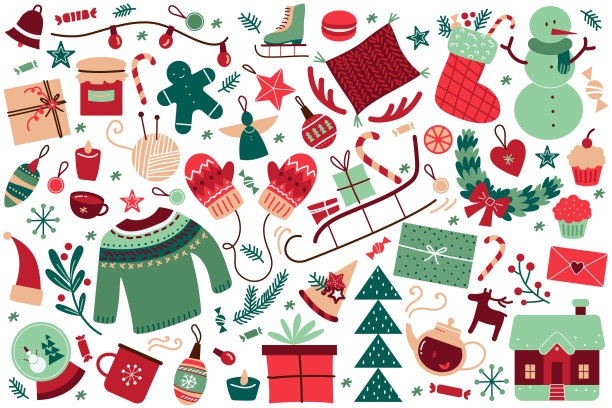 冬天涂鸦集图片下载