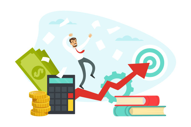 打着红领带的精力充沛的商人图片下载