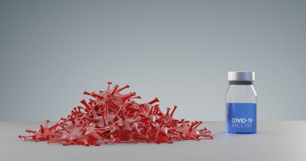 疫苗和战胜新冠病毒图片下载