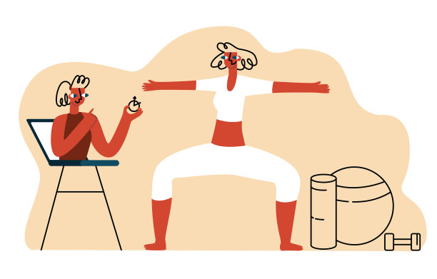 健康的生活方式普拉提锻炼图片下载