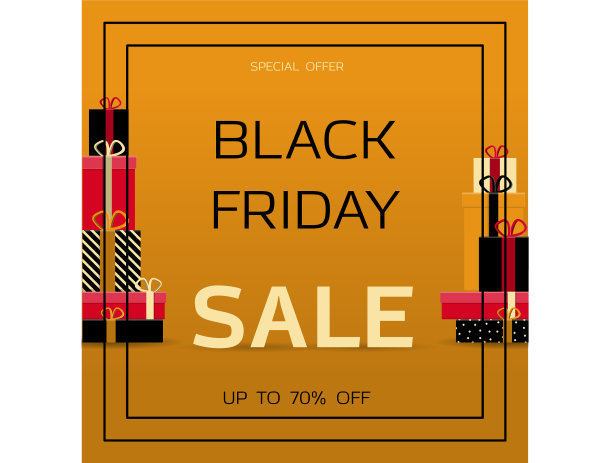 黑色星期五的广告海报图片下载