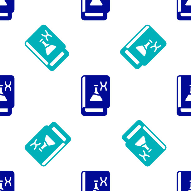 蓝色基因工程书图标孤立图片下载