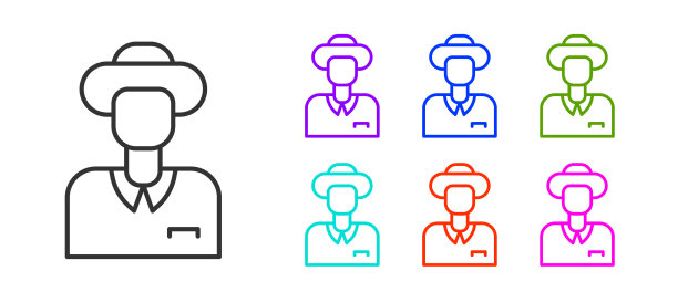 黑线旅游标志孤立在白色图片下载