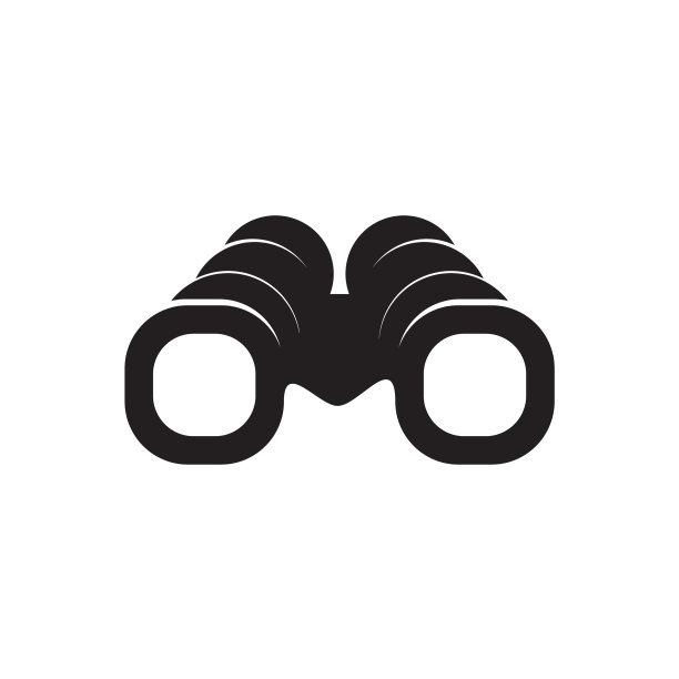 双目图标标志设计模板图片下载