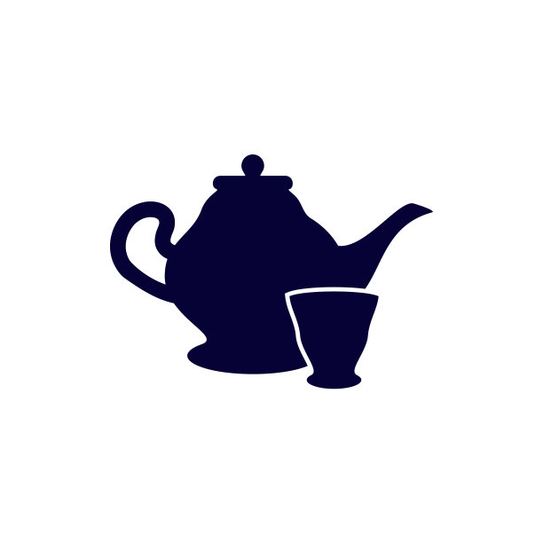 茶壶图标标识设计模板图片下载