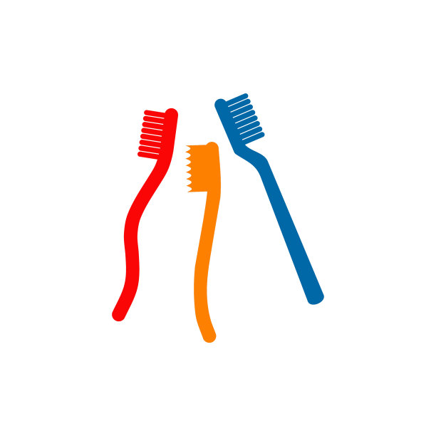 牙刷图标标识设计模板图片下载