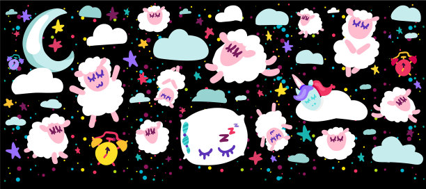 睡觉的羊集图片下载