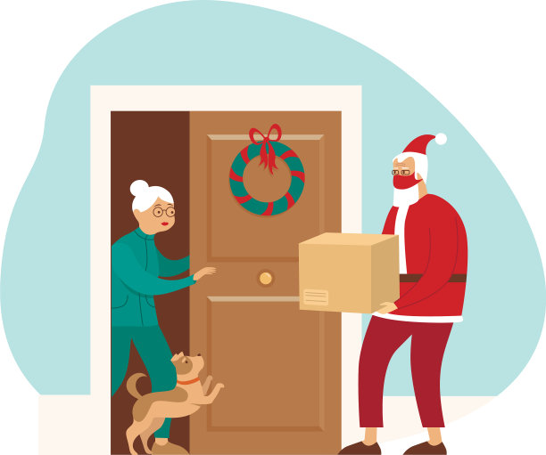 平安快捷的圣诞快递图片下载