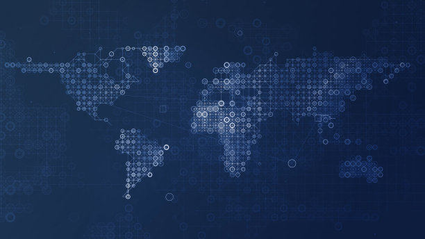 世界通信数字连接图片下载