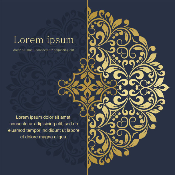 花图案的邀请或贺卡图片下载