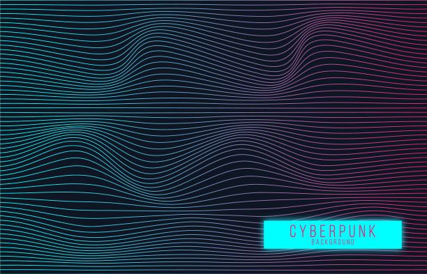 图像失真全息珍珠霓虹网格图片下载