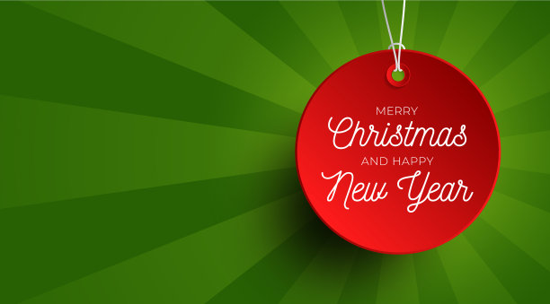 圣诞快乐，特价横幅，红色圆形价格标签图片下载