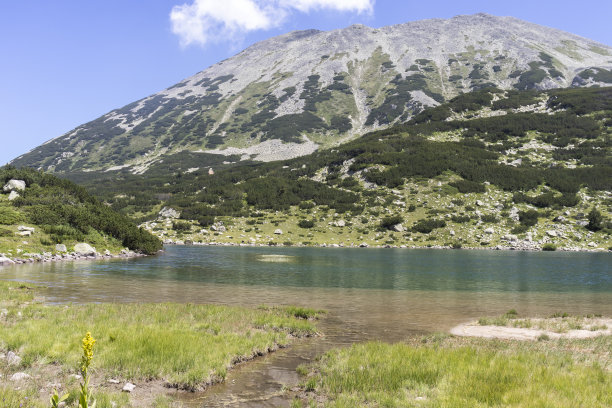 保加利亚皮林山和鱼班德里察湖图片下载