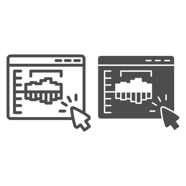 音频程序与轨道线和固体图标图片下载