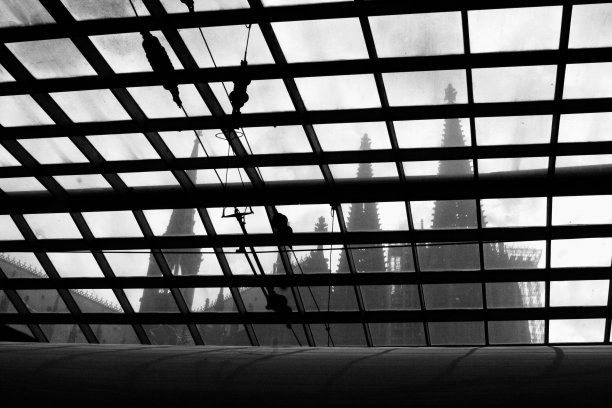 从科隆中央车站看科隆大教堂图片下载