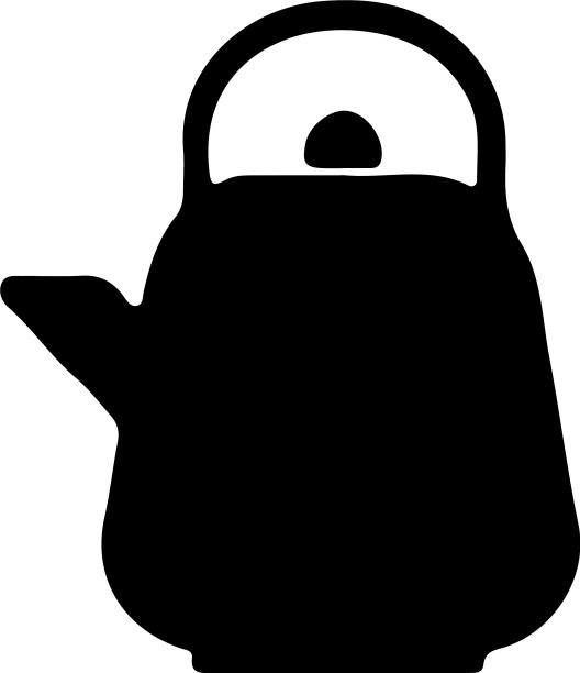 茶壶孤立的背景图片下载