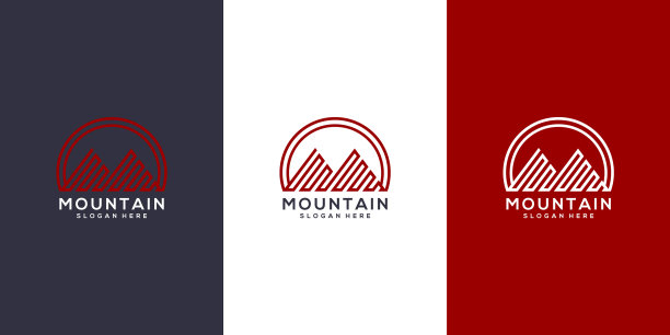 山标志设计会徽图片下载