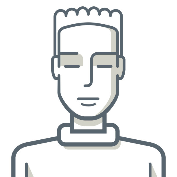 一个留着短发的年轻人的化身图片下载