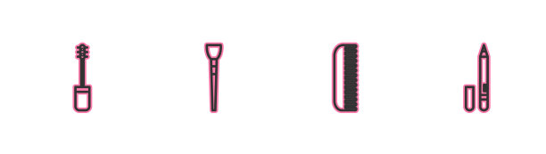 设眼线刷睫毛刷化妆刷图片下载