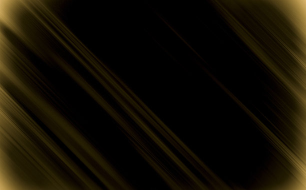抽象的黑色和金色是浅色与白色的渐变是表面与模板金属纹理柔和的线条技术对角线背景金色黑色光滑干净现代。图片下载