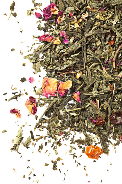 玫瑰绿茶背景图片下载