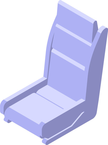 汽车座椅图标等距风格图片下载