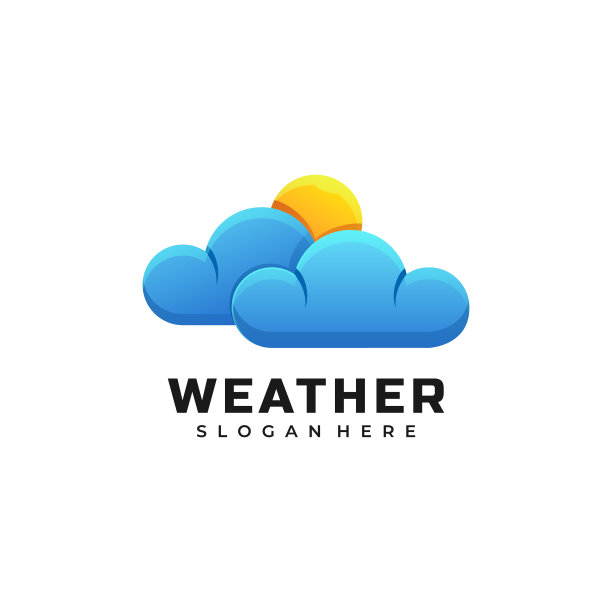 标志天气渐变色彩风格图片下载