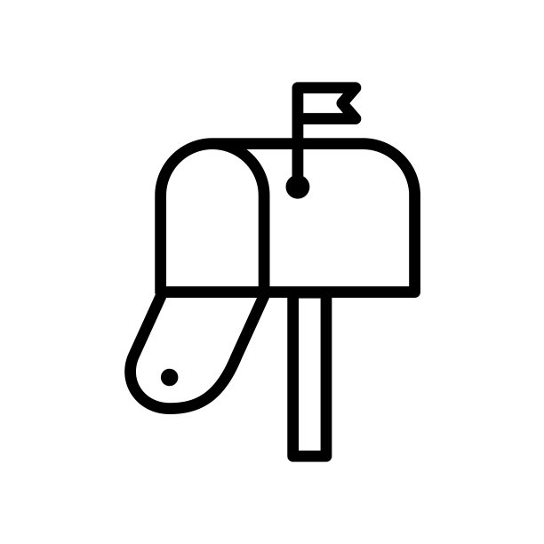 邮箱图标采用新潮的平面设计，邮箱图标图片下载